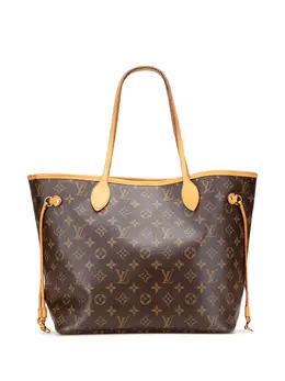 Louis Vuitton Pre-Owned: Коричневая сумка-шоппер 