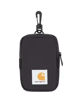 Carhartt WIP: Чёрная поясная сумка 