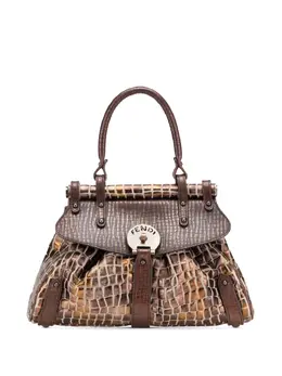 Fendi Pre-Owned: Коричневая сумка 