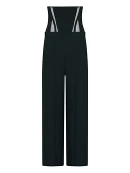 Mugler: Чёрные брюки 
