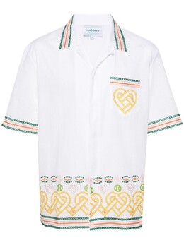 Casablanca: Рубашка с вышивкой 