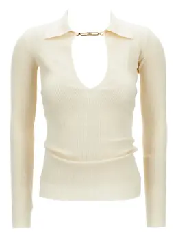 Elisabetta Franchi: Белый свитер 