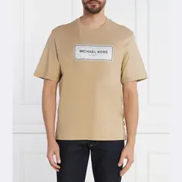 Michael Kors: Бежевая футболка 