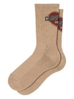 Carhartt WIP: Бежевые носки 