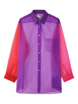 Comme Des Garçons: Прозрачная рубашка 
