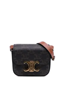 Céline Pre-Owned: Коричневая сумка через плечо 