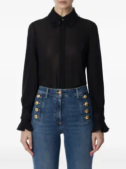 Elisabetta Franchi: Блуза с воротником 