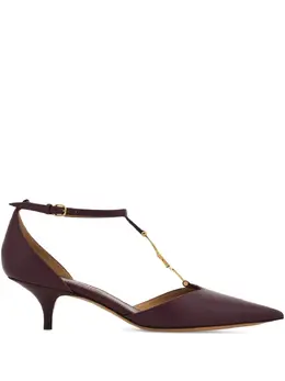 Ferragamo: Бордовые туфли 