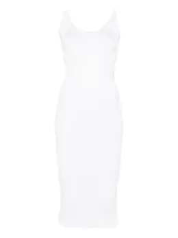 Mugler: Платье миди 