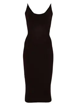Mugler: Платье миди 