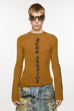 Acne Studios: Коричневый свитер 