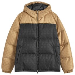 Gucci: Жаккардовый пуховик  GG