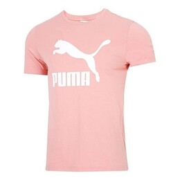 PUMA: Розовая футболка  Classics