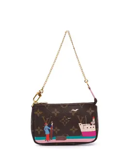 Louis Vuitton Pre-Owned: Коричневая сумка 