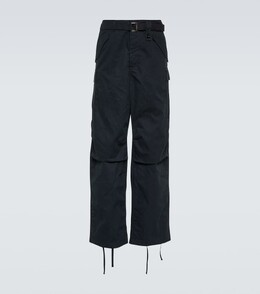 Sacai: Хлопковые брюки 