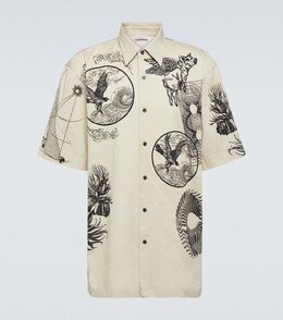 Dries Van Noten: Рубашка с принтом 