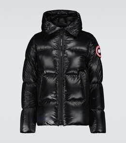 Canada Goose: Чёрный пуховик  Crofton