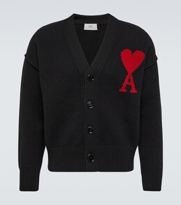 AMI Paris: Чёрный кардиган  Ami de Cœur