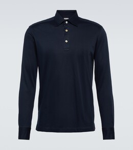 Kiton: Синяя футболка 