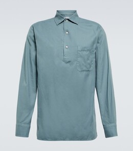 Loro Piana: Синяя рубашка 