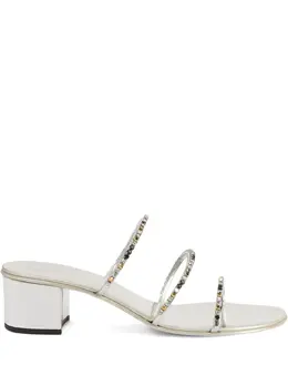 Giuseppe Zanotti: Серебристые босоножки 