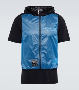Moncler Grenoble: Синий жилет 