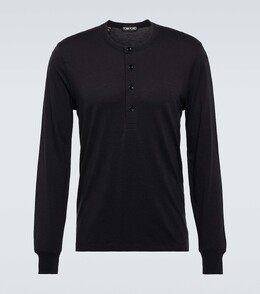Tom Ford: Хлопковая футболка  Henley