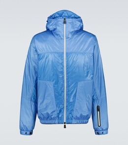 Moncler Grenoble: Синий пуховик 
