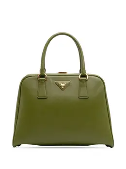 Prada Pre-Owned: Зелёная сумка 