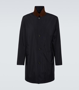 Loro Piana: Синий плащ 