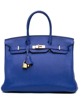 Hermès Pre-Owned: Голубая сумка 