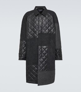 Comme des Garçons: Стёганое пальто 