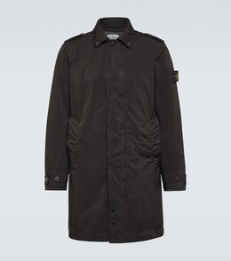 Stone Island: Чёрный пуховик 