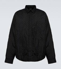 Balenciaga: Чёрная рубашка 