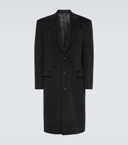 Balenciaga: Пальто из шерсти 
