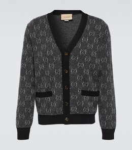 Gucci: Жаккардовый кардиган 