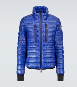 Moncler Grenoble: Синий пуховик 