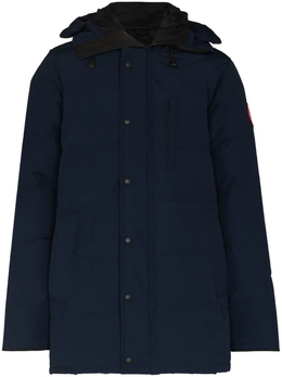Canada Goose: Синий пуховик  Carson