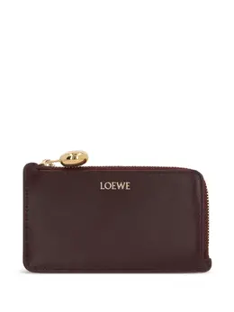 LOEWE: Бордовый картхолдер  Anagram