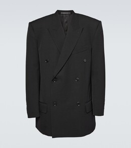Balenciaga: Пиджаки из шерсти 