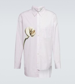 Lanvin: Рубашка с принтом 