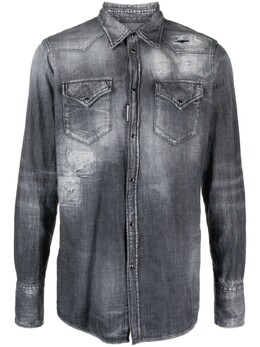 Dsquared2: Джинсовая рубашка  Western