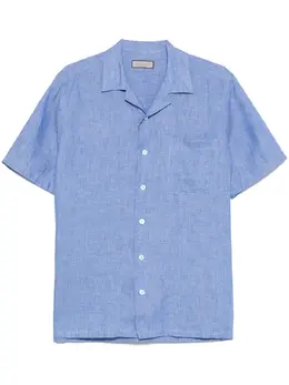 Canali: Льняная рубашка 