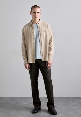 Filippa K: Рубашка цвета хаки 