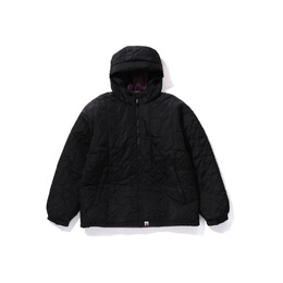 A BATHING APE: Зелёный пуховик 
