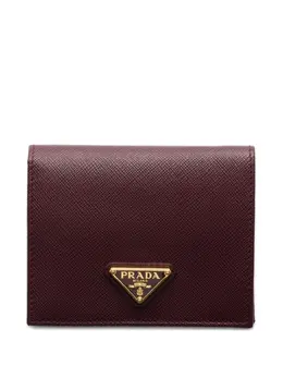 Prada: Бордовый кошелёк 