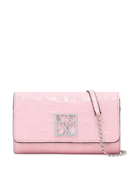 Armani Exchange: Светлый кошелёк 