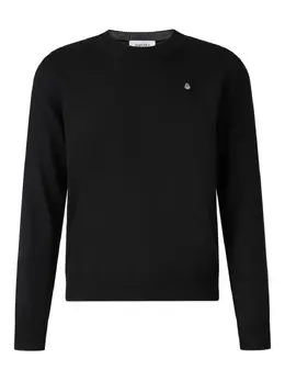 Alexander McQueen: Чёрный свитер  Skull