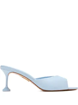 Aquazzura: Голубые сандалии 