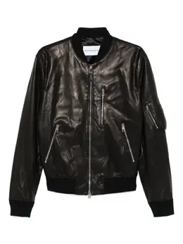 Givenchy: Кожаная куртка 